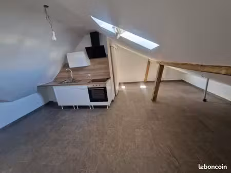 studio mansardé de 30 m2 mulhouse hyper centre