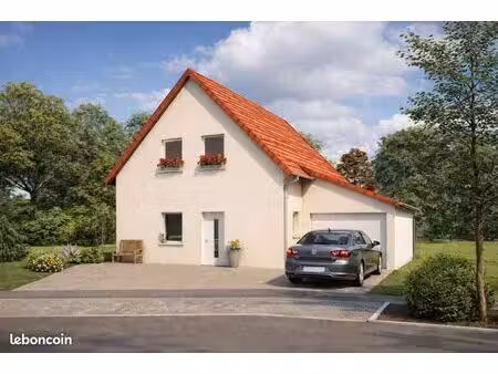 projet de construction d'une maison 107.25 m² avec terrain à lampertsloch (67)