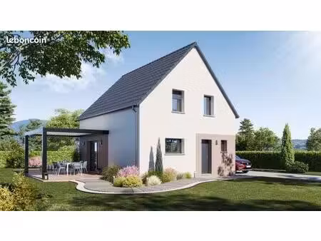 projet de construction d'une maison 103 m² avec terrain à zillisheim (68)