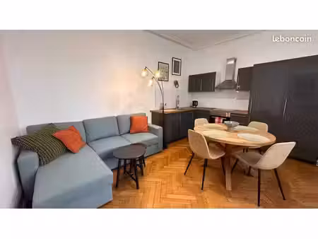 app. meublé 2p 50m² - rue mal foch - rép. strasbourg