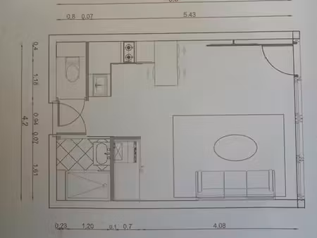 studio non meuble ambilly