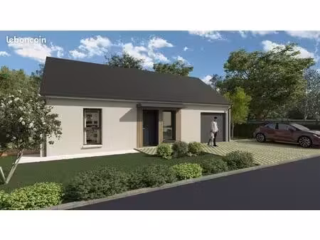projet de construction d'une maison 80 m² avec terrain à crosmieres (72)