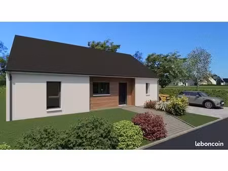 projet de construction d'une maison 94 m² avec terrain à la chapelle-saint-aubin (72)