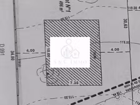 terrain 496 m² pommeuse