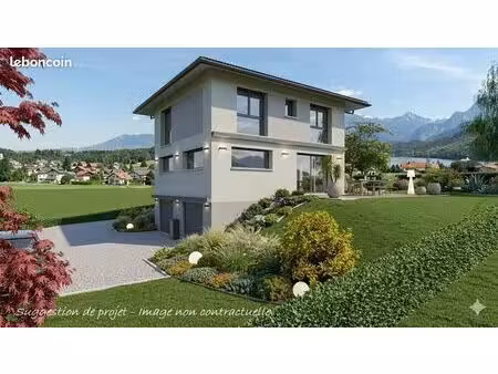 projet de construction d'une maison de 3 chambres de 108 m² avec terrain à allinges (74)