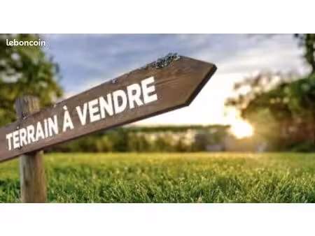 terrain 1000 m² feuillères