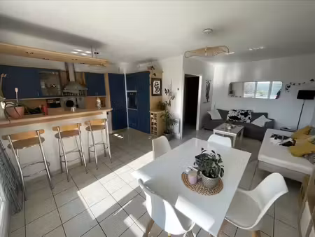 appartement - rdc - 65 m2 - 3 pièces - meublé