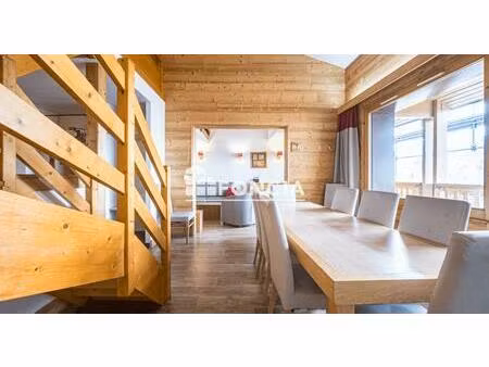 belle plagne - t5 duplex. skis aux pieds  vue panoramique  piscine