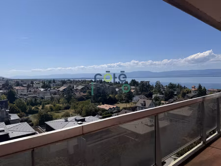 a vendre thonon appartement t3 de 92 m2 magnifique vue sur