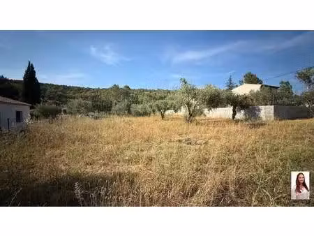 terrain constructible et viabilisé salernes 1300 m2 avec cabanon cadastré