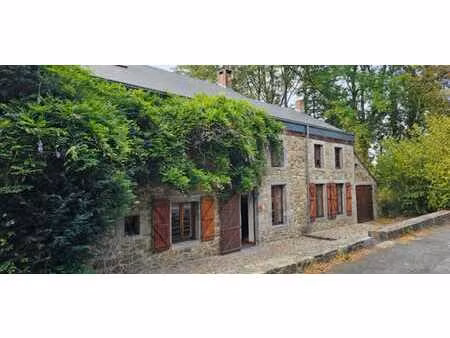 charmante maison en pierres à rénover avec jardin et garage