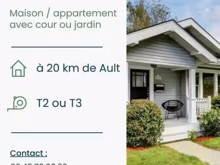 recherche maison / appartement