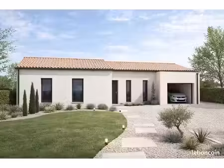 maison de 92.09 m² sur un terrain de 2350 m² à beaumont saint-cyr en vienne (86)