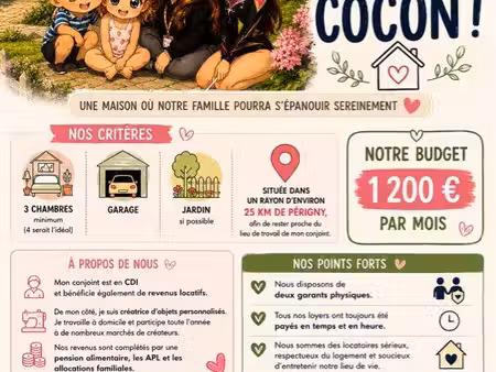 cherche maison à louer