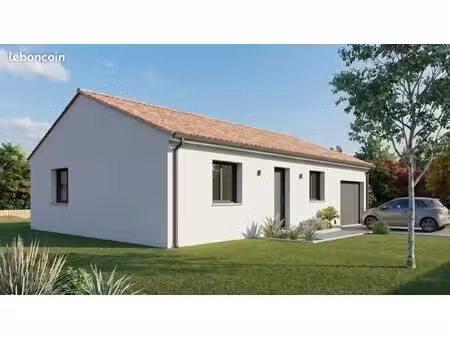 projet de construction d'une maison 75 m² avec terrain à saint-victurnien (87)