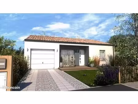 maison 2 chambres sur un terrain de 347 m² à poiroux
