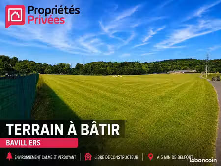 terrain 582 m² bavilliers