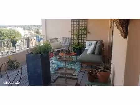 meublé 70m2 duplex terrasse 20m2