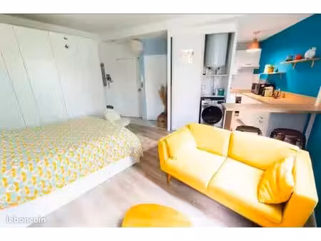 studio 27 m² avec vue sur la viosne – gare à 100 m – ascenseur