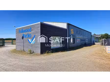 à vendre – local artisanal avec bureaux à guémené-penfao