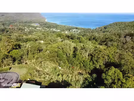 deshaies – à 1 km de la plage de grande anse – 2 terrains d’exception à bâtir de 849 m² et