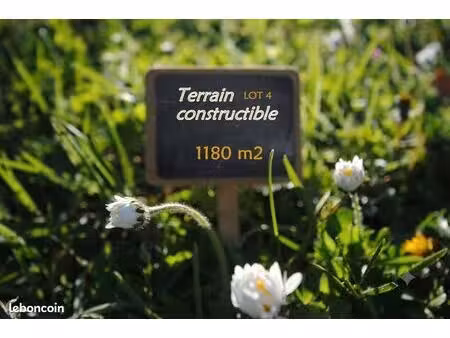 terrain 1 180 m² roullet saint estephe