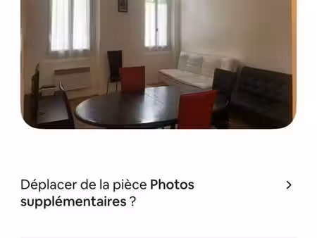 location t2 meublé  44 m²-compans - face au jardin japonais