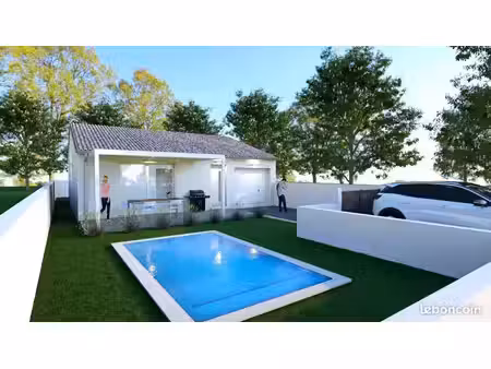 projet de construction d'une maison 51 m² avec terrain à laudun-l'ardoise (30)