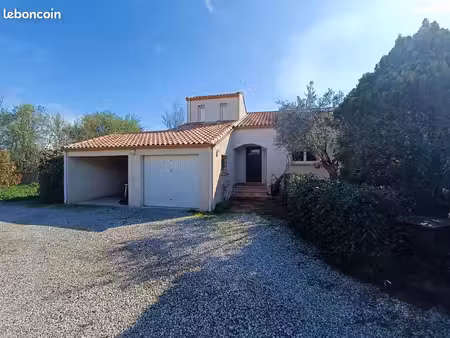 villa à marseillan - 116 m² avec jardin et terrasse - quartier les mougères 3 chambres gar