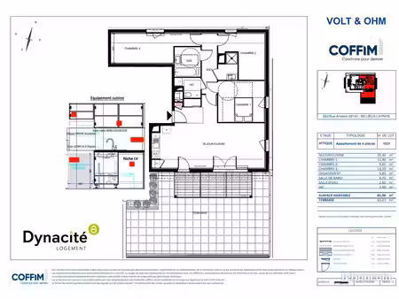 appartement 4 pièces 85 m²