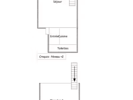 duplex sur cour  saint cyprien toulouse centre