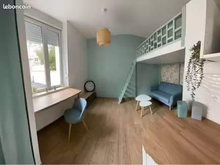 studio reims secteur jaurès chauffage compris