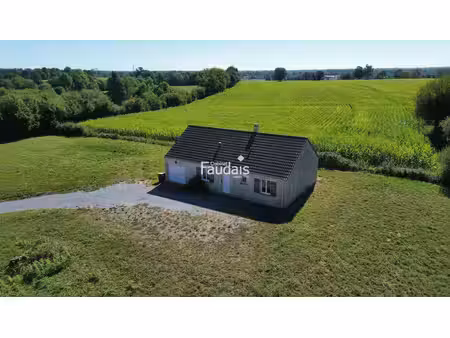 maison de plain-pied à vendre à airel – 3 chambres  terrain