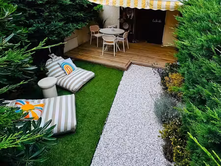 capbreton – studio rénové 21 7 m² + jardin privatif 30 m² + parking privé