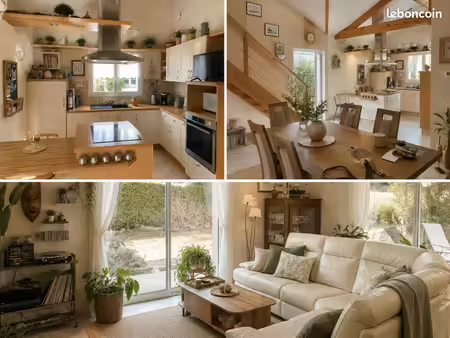 maison 129 m² 3 chambres  + appartement locatif en dépendance - terrain 1200 m² - au calme