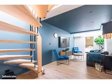 appartement loft meublé 3 pièces de 42 m²