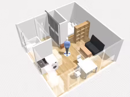 studio lumineux de 27 2 m² avec cave — 350 m du rer a (gare de chatou - croissy)