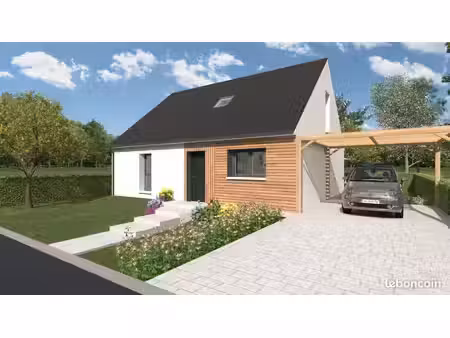 projet de construction d'une maison 103 m² avec terrain à le louroux-beconnais (49)