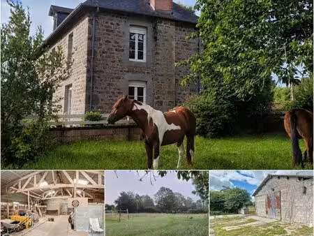 maison avec terrain et hangars
