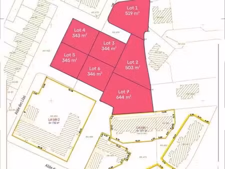 terrain 343 m² ploermel