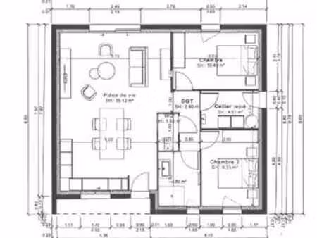 vente maison au perrier (85300) : à vendre / 69m² le perrier