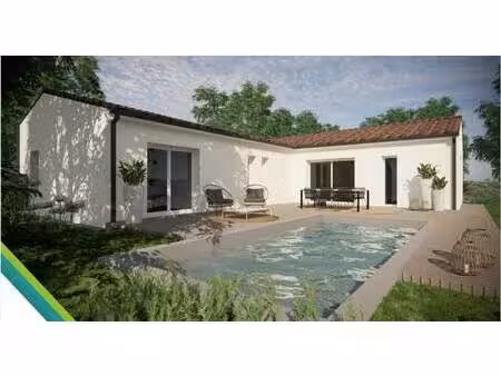 terrain avec maison neuve à vendre