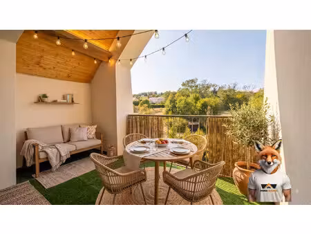 appartement t3 à pirey - balcon