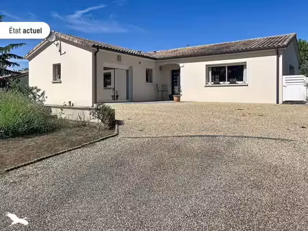 vente maison 5 pièces 113 m² asnières-sur-nouère (16290)