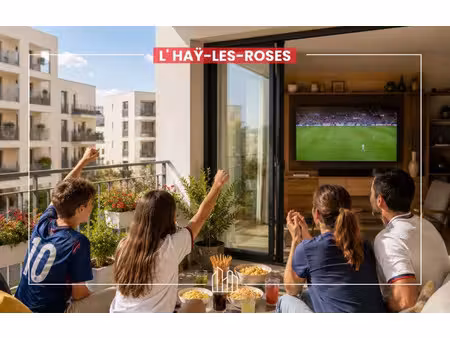 vente appartement neuf 3 pièces 65m2 l'hay-les-roses - 389784 € - surface privée