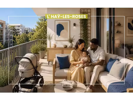 vente appartement neuf 5 pièces 109m2 l'hay-les-roses - 581543 € - surface privée