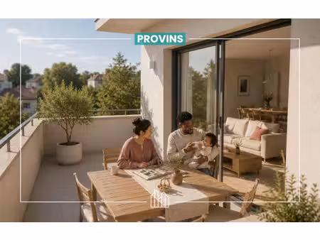vente appartement neuf 4 pièces 86m2 provins - 257000 € - surface privée