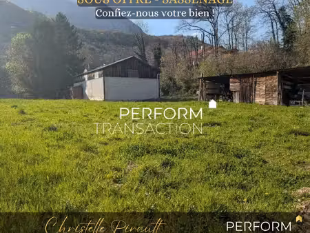 achat terrain 530m² sassenage 38360