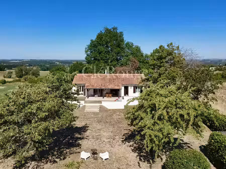 proche d’eymet – maison de plain-pied de 4 chambres avec vues dégagées