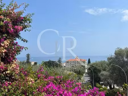 appartement villa de 124 m² avec vue mer à menton